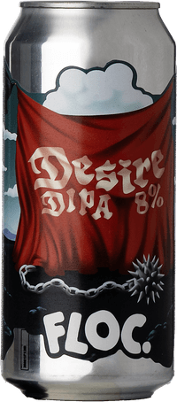 Desire DIPA by Floc. Brewing, beer label