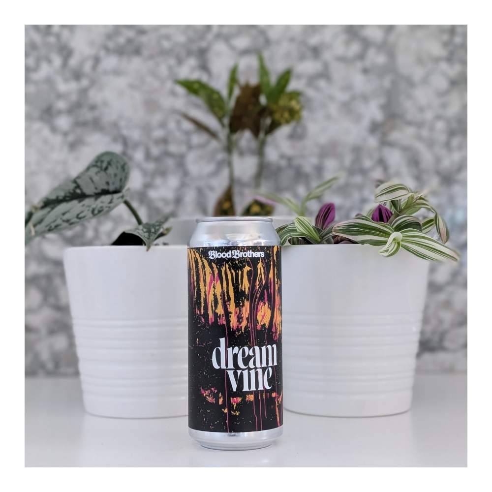 Brothers Brewing Dream Vine Hazy Pale Ale by Blood Brother Brewing, beer label