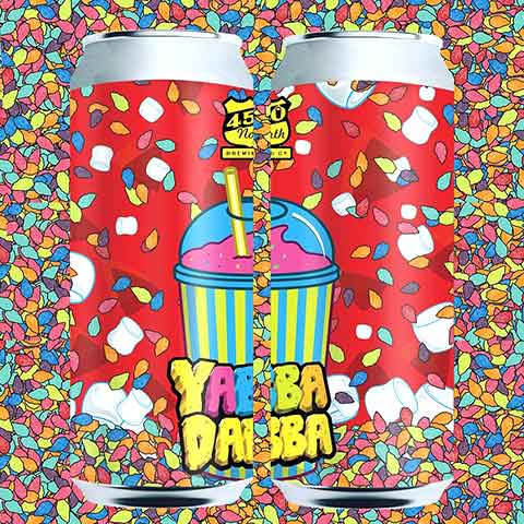 450 North Yabba Dabba Mallow Slushy XXXL Sour Ale by 450 North Brewing Company, beer label