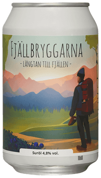 Sur På Tur by Fjällbryggarna AB, beer label