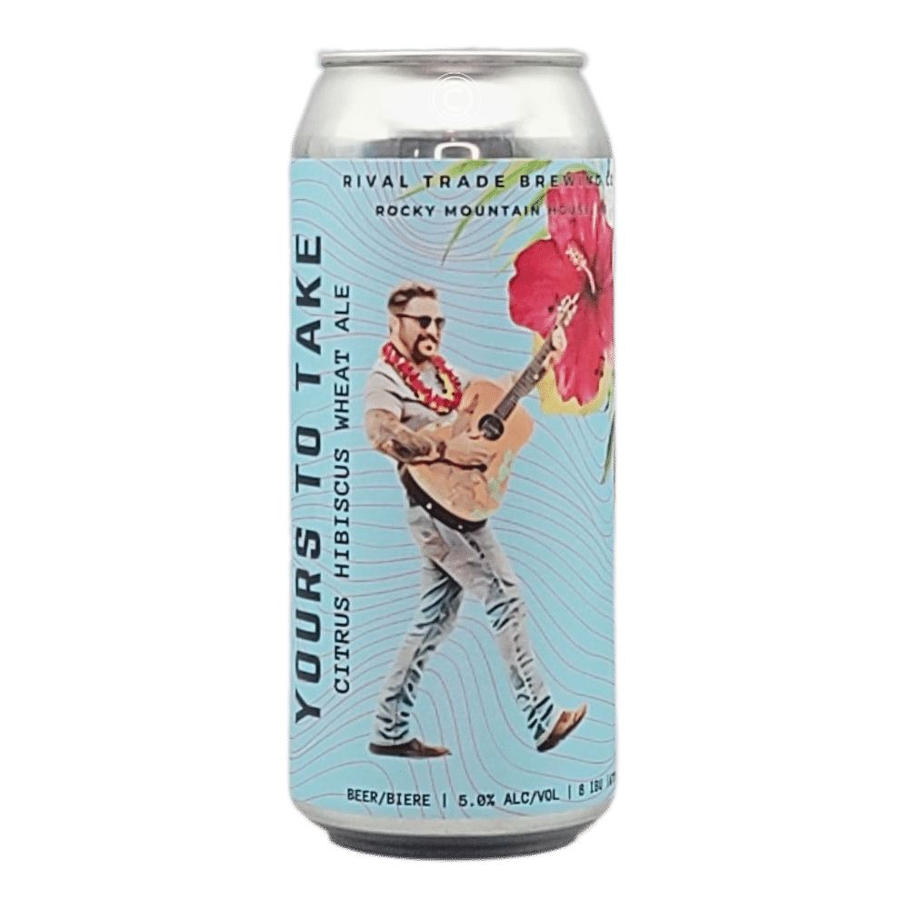 Co. x Snake Lake Brewing Company Yours to Take Citrus Hibiscus Wheat Ale by Rival Trade Brewing, beer label