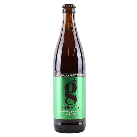 Green's Discovery Amber Ale by Green's Beers, beer label