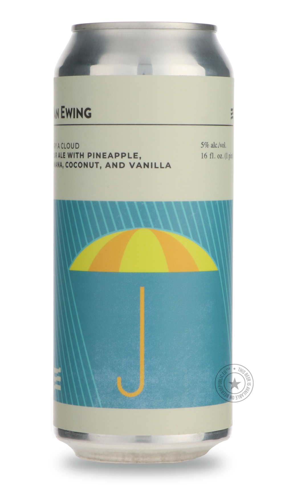 Nary A Cloud by Van Ewing, beer label
