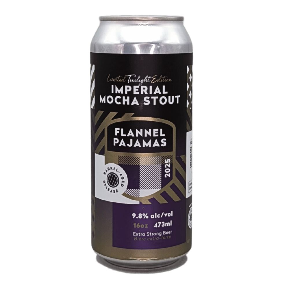 Barrel-Aged - Flannel Pajamas '25 - Twilight Edition - Imperial Mocha Stout by Camp Beer Co., beer label