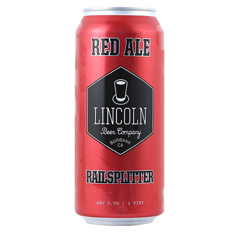 Lincoln Railsplitter Red Ale by Lincoln Beer Company, beer label