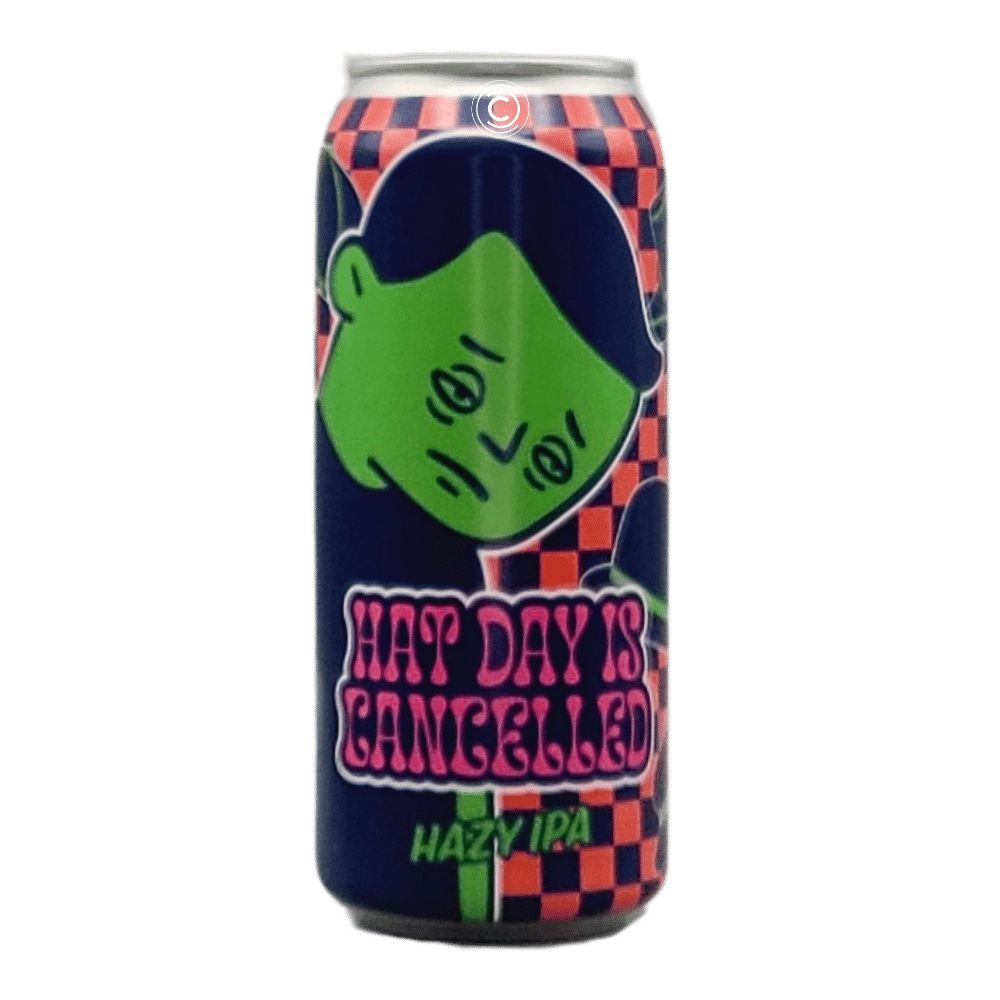 Hat Day is Cancelled Hazy IPA by Refined Fool Brewing Company, beer label