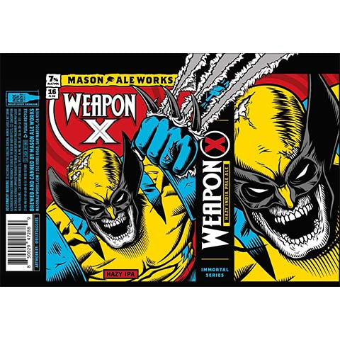 Mason Aleworks Weapon X Hazy IPA by Mason Aleworks, beer label