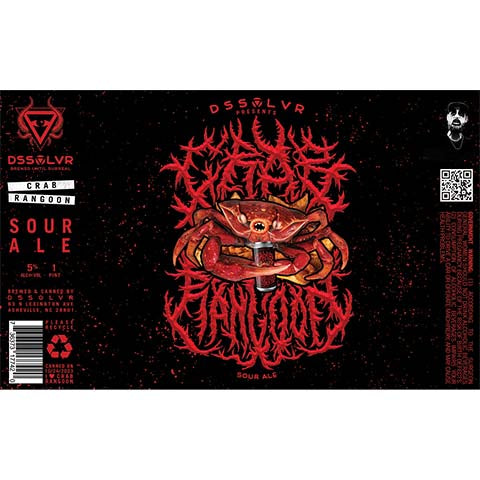 DSSOLVR Crab Rangoon Sour by DSSOLVR, beer label
