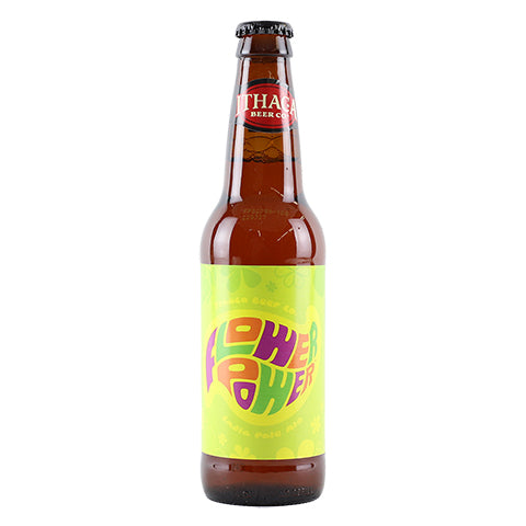 Ithaca Flower Power IPA by Ithaca Beer Co, beer label