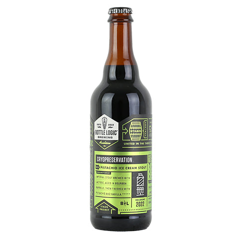Bottle Logic/Aslin Cryopreservation by Bottle Logic Brewing, beer label
