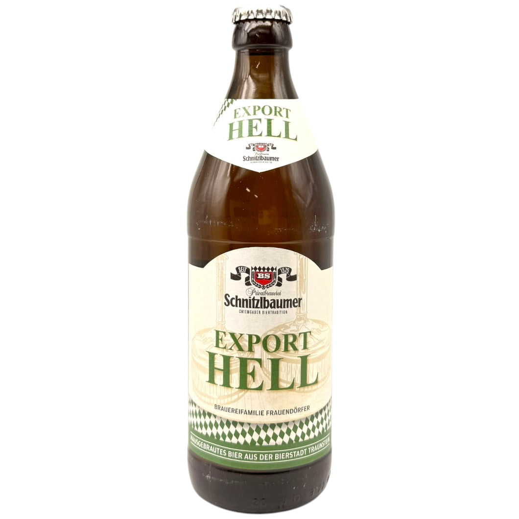 Privatbrauerei Schnitzlbaumer Export Hell by Privatbrauerei Schnitzlbaumer, beer label