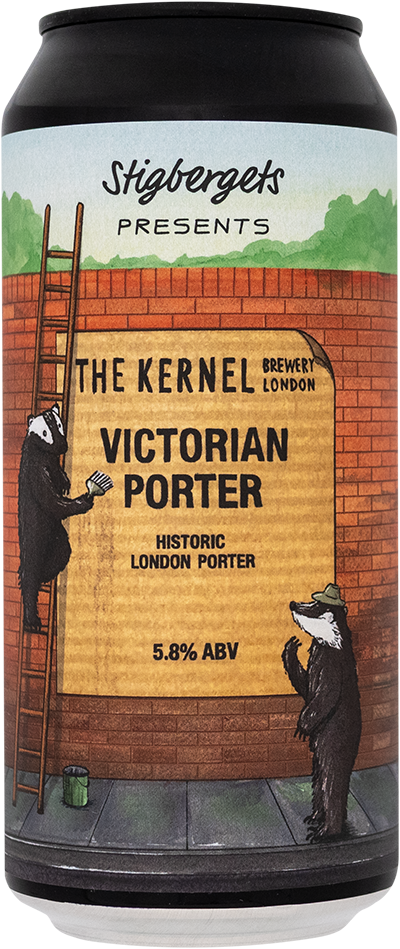 Victorian Porter by Stigbergets Bryggeri, beer label