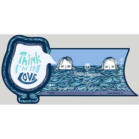 Foam Think I'm In Love DIPA by Foam Brewers, beer label