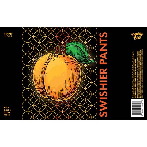 Dewey Beer Swishier Pants IPA by Dewey Beer Co., beer label