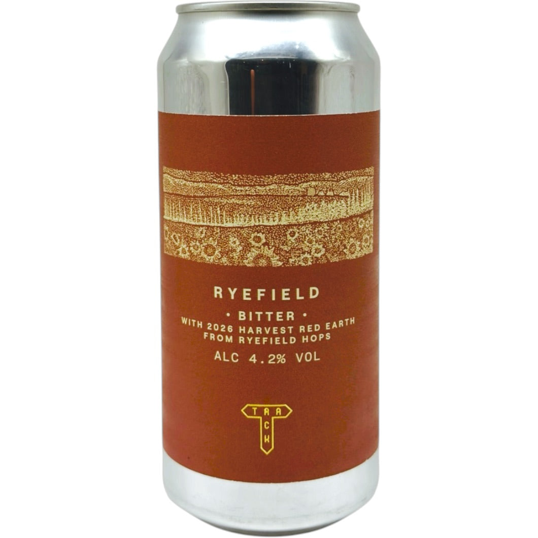 Track x Kicks Brewing Ryefield by Track Brewing Co., beer label