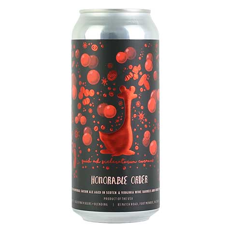 Oozlefinch Honorable Order (Barrel Aged) by Oozlefinch Beers & Blending, beer label