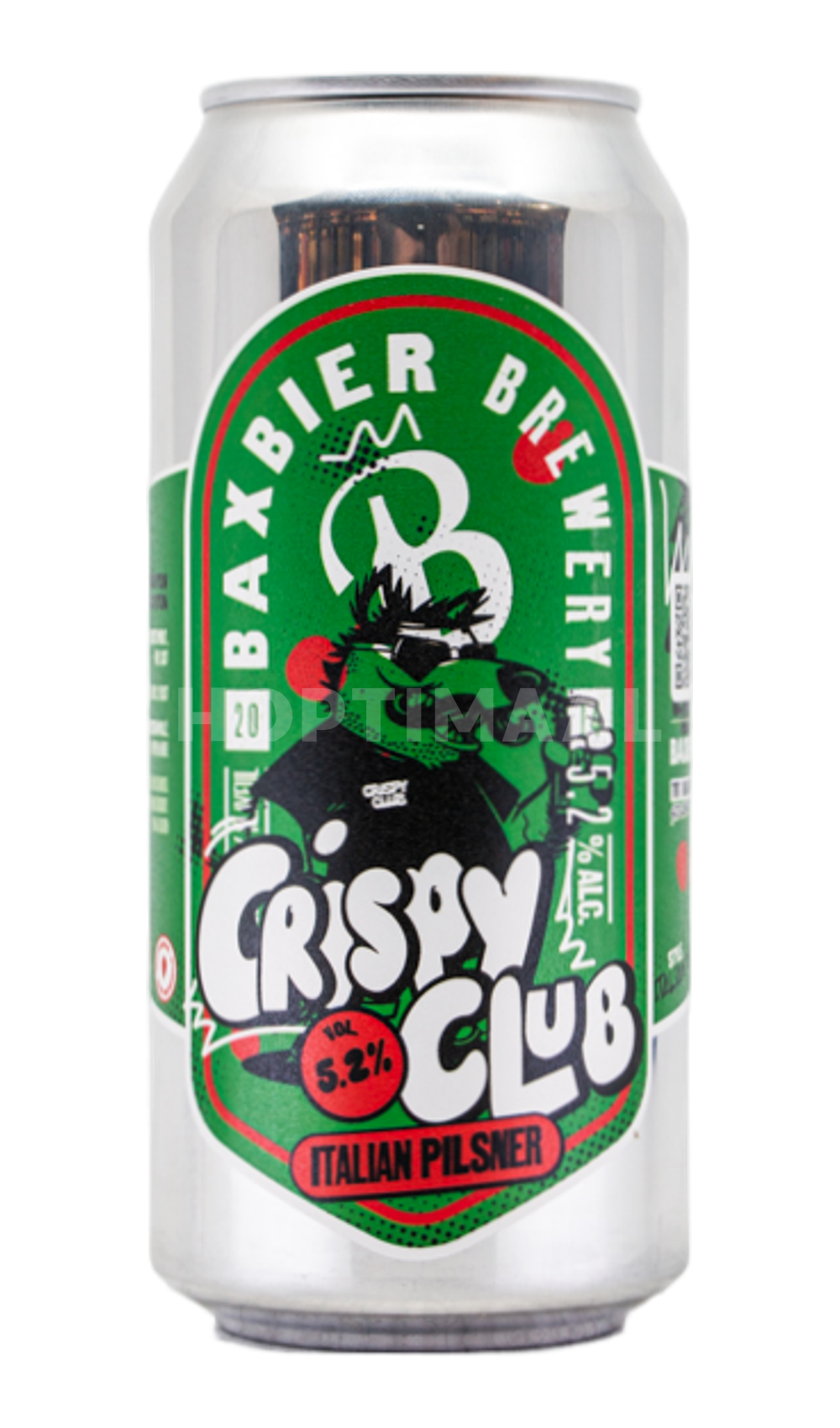 Baxbier Crispy Club: Helles by Baxbier, beer label