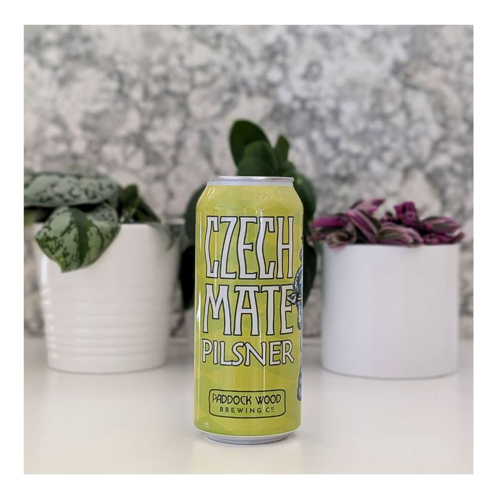 Czech Mate Czech Pilsner by Paddock Wood Brewing Co., beer label