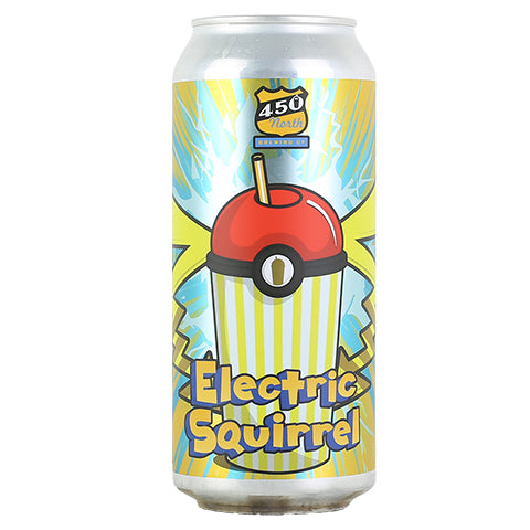 450 North Electric Squirrel Slushy XL Smoothie-Style Sour Ale by 450 North Brewing Company, beer label