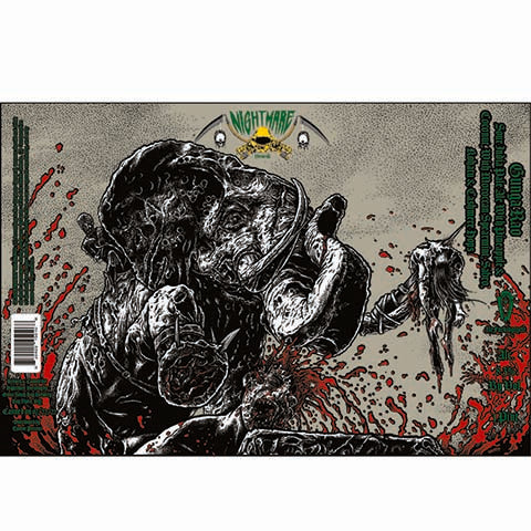 Nightmare Gunga Rao Sour IPA by Nightmare Brewing Company, beer label