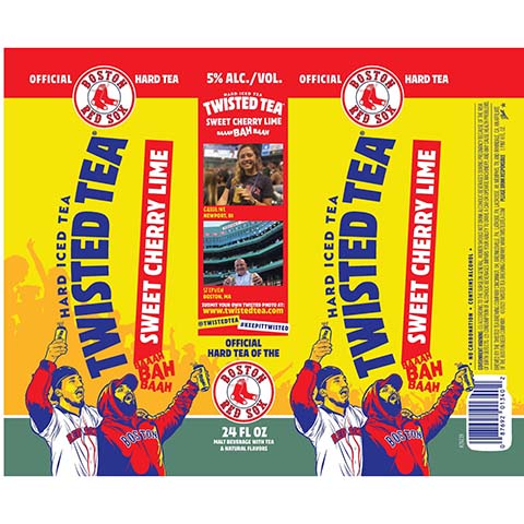 Twisted Tea Sweet Cherry Lime by Twisted Tea Brewing Co., beer label