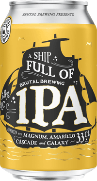 A Ship Full of by Brutal Brewing, beer label