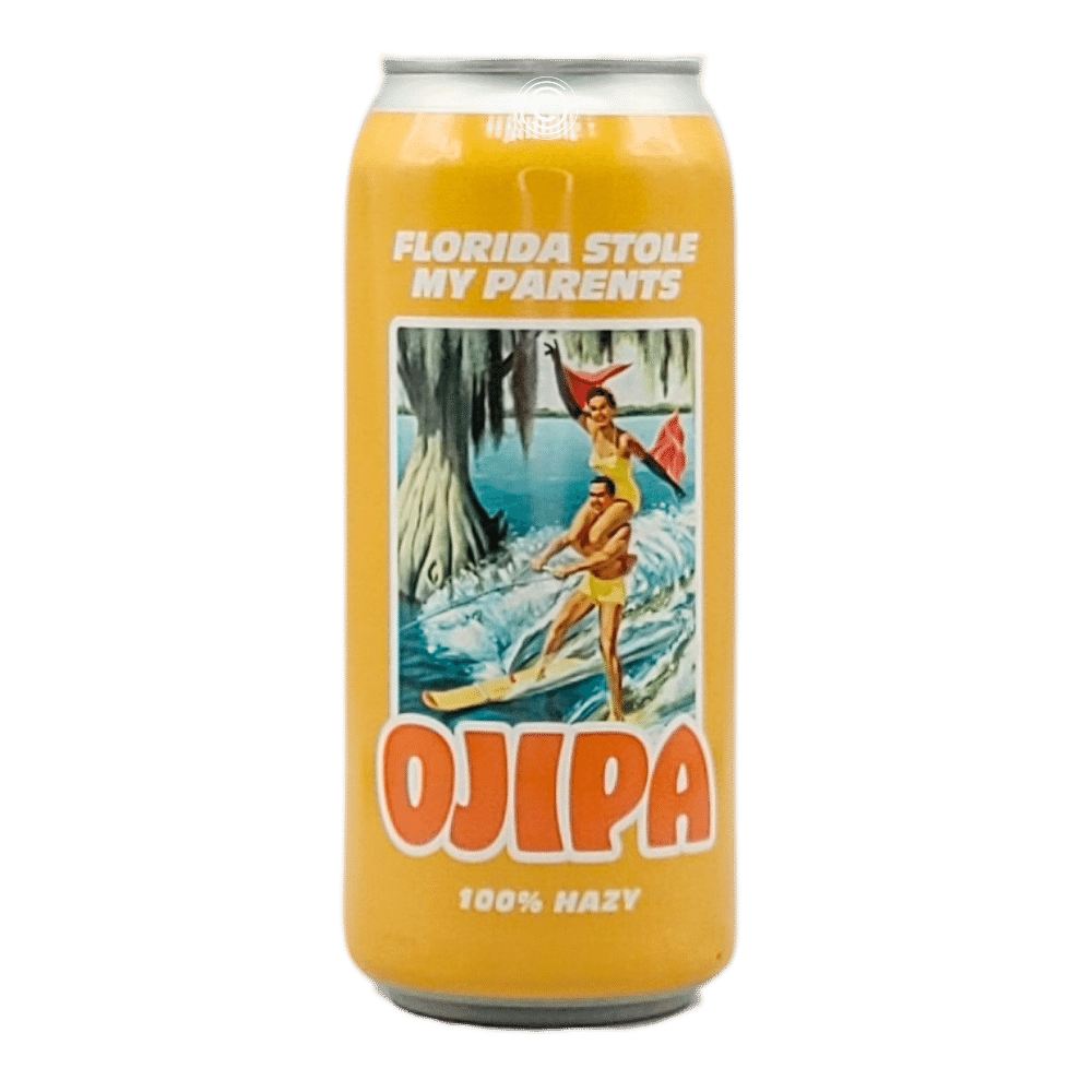 Florida Stole My Parents Hazy OJIPA by Refined Fool Brewing Company, beer label
