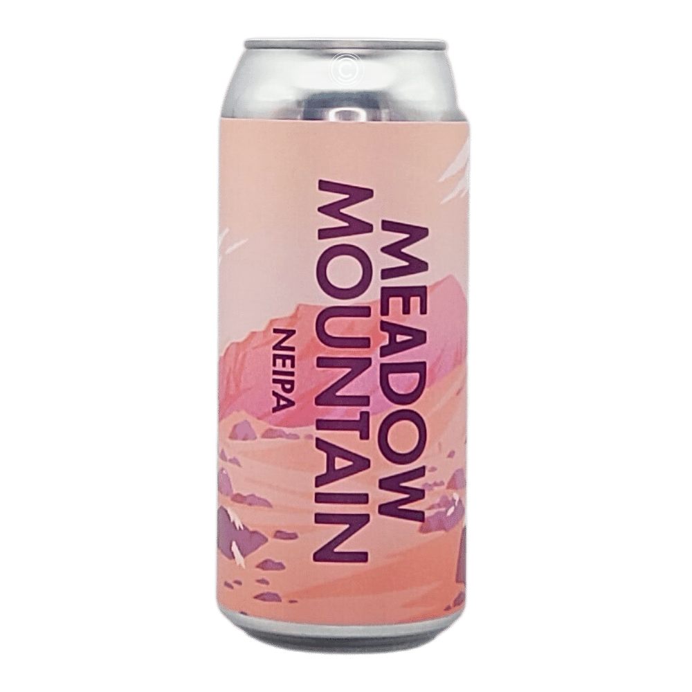 Meadow Mountain Hazy IPA by Born Brewing Co., beer label