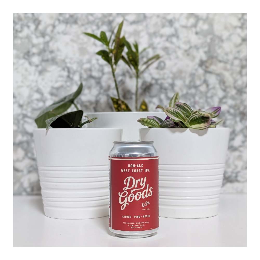 West Cost IPA Non-Alcoholic by Dry Goods Non-Alcoholic Beer, beer label