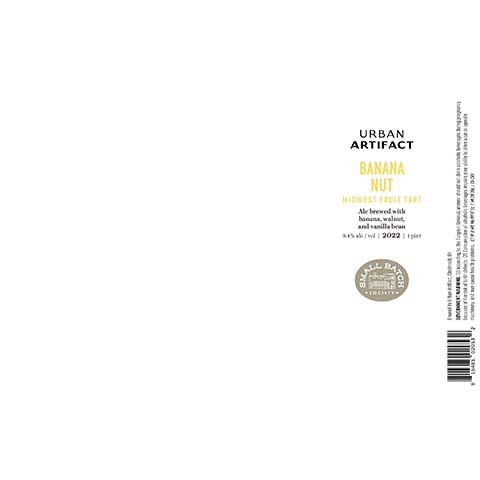 Urban Artifact Banana Nut Midwest Fruit Tart Ale by Urban Artifact, beer label