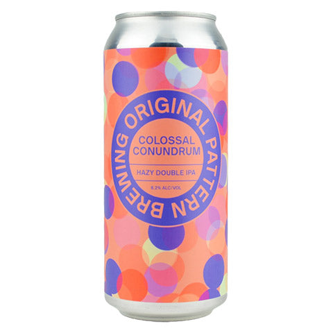 Original Pattern Colossal Conundrum Double Hazy IPA by Original Pattern Brewing Company, beer label
