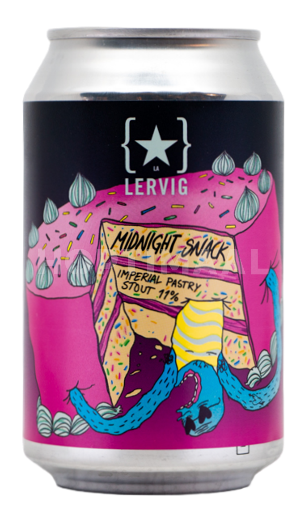 LERVIG Midnight Snack by LERVIG, beer label
