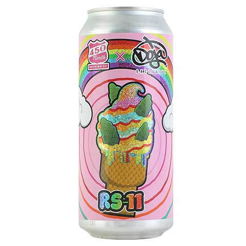 450 North Slushy XL RS11 Sour (Rainbow Sherbet) by 450 North Brewing Company, beer label