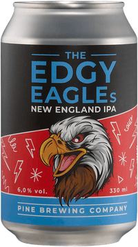 The Edgy Eagles by Pine Brewing Company, beer label