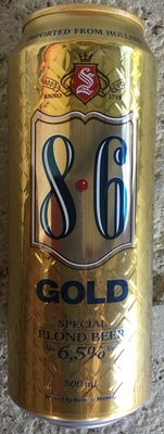 Bavaria 8.6 by Bavaria, beer label