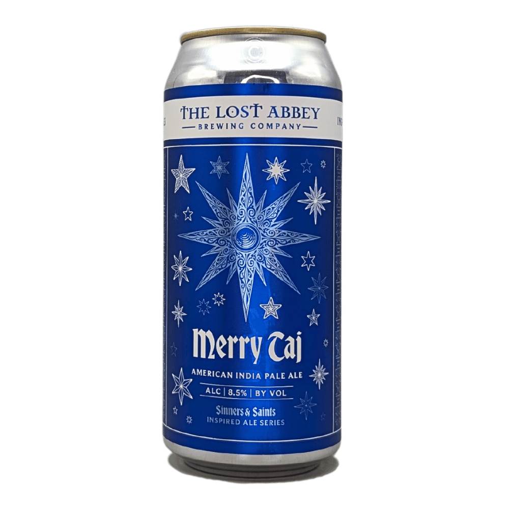 Merry Taj IPA by The Lost Abbey, beer label