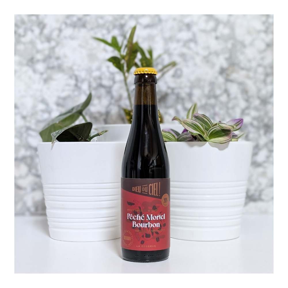 Peche Mortel - Bourbon by Dieu du Ciel!, beer label