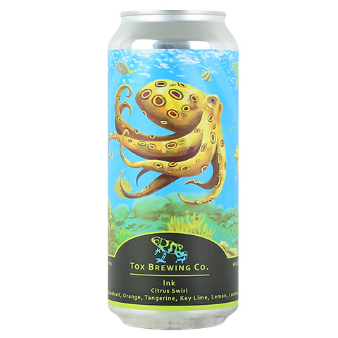 Tox Ink Citrus Swirl Sour Ale by Tox Brewing Company, beer label