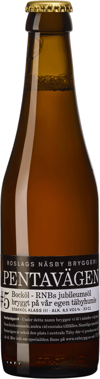 Pentavägen #5 by Roslags Näsby Bryggeri, beer label