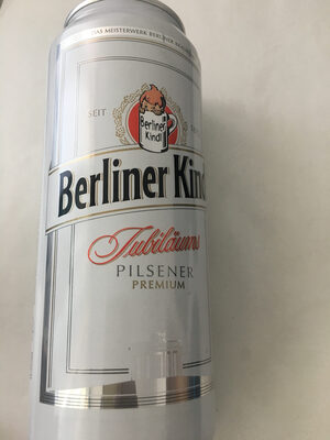 Berliner Kindl - Jubiläums Pilsener by Berliner Kindl Brauerei, beer label
