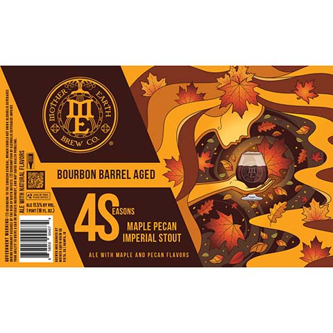 Mother Earth 4 Seasons Maple Pecan Imperial Stout by Mother Earth Brewing, beer label