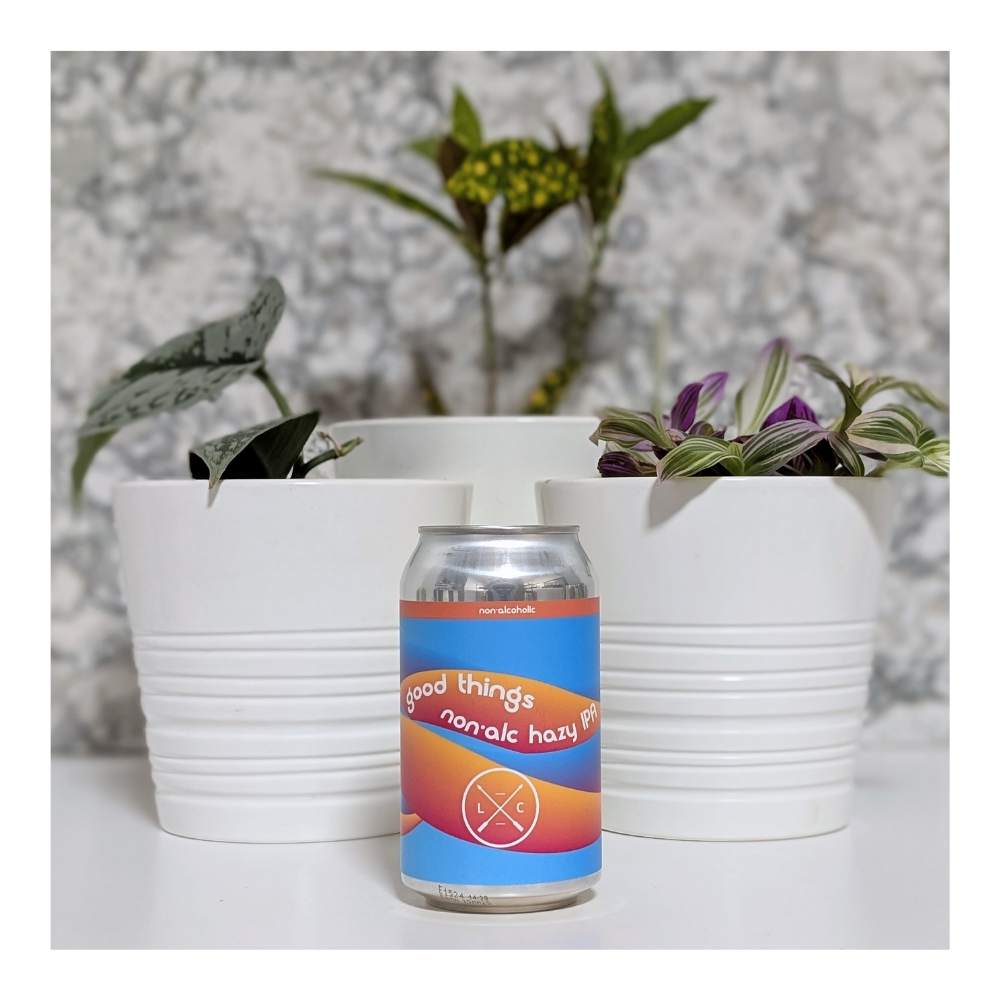 Non-Alcoholic Hazy IPA by Lost Craft, beer label