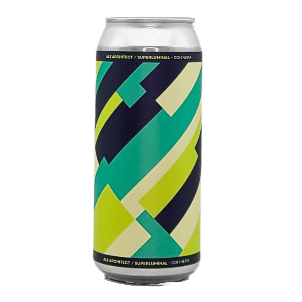 Superluminal DDH New England IPA by Ale Architect, beer label