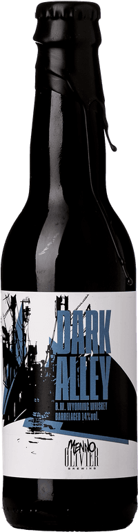 Dark Alley by Menno Olivier Brewing, beer label