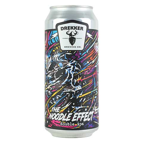 Drekker The Noodle Effect DIPA by Drekker Brewing Company, beer label
