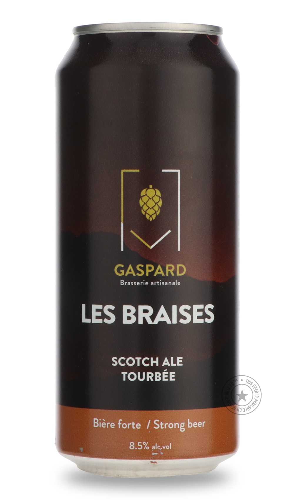 Les Braises by Gaspard, beer label