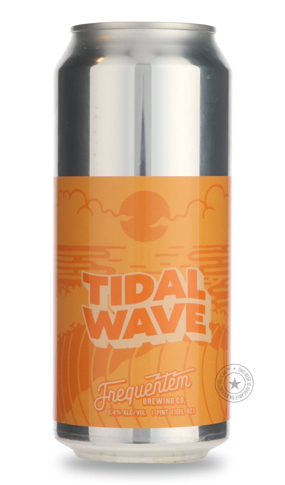 Tidal Wave (Tangerine And Mango) by Frequentem Brewing Co., beer label