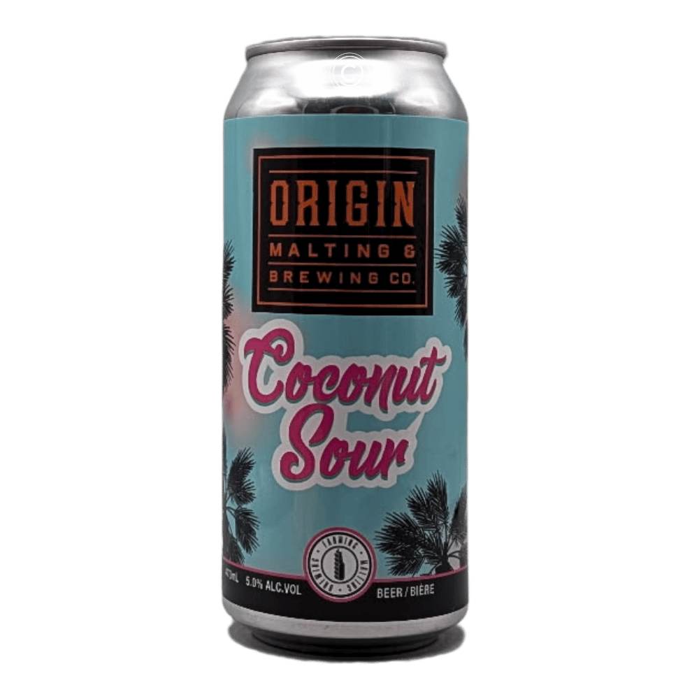 Coconut Sour by Origin Malting & Brewing Co., beer label