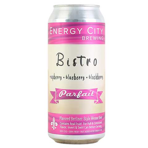 Energy City Bistro Raspberry, Blueberry & Blackberry Parfait by Energy City Brewing, beer label