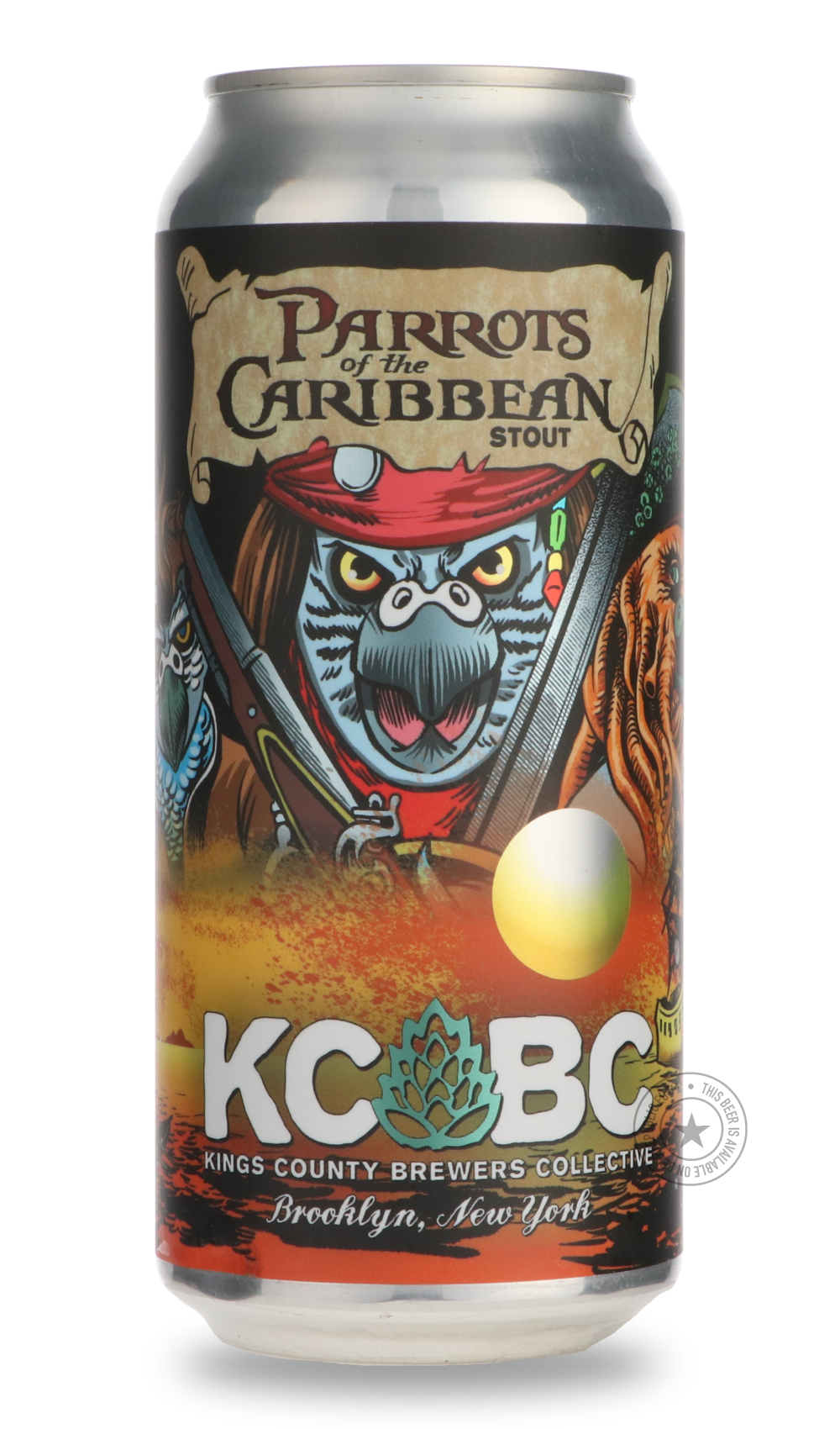 Parrots of the Caribbean by KCBC, beer label